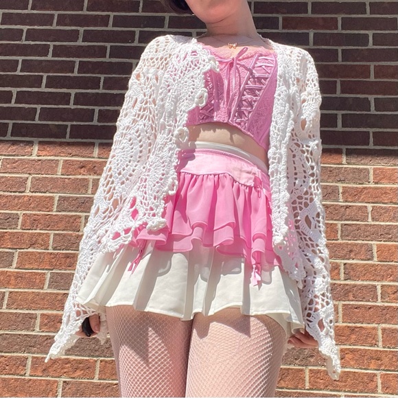 SOLD Crochet fairycore cardigan - Picture 14 of 15